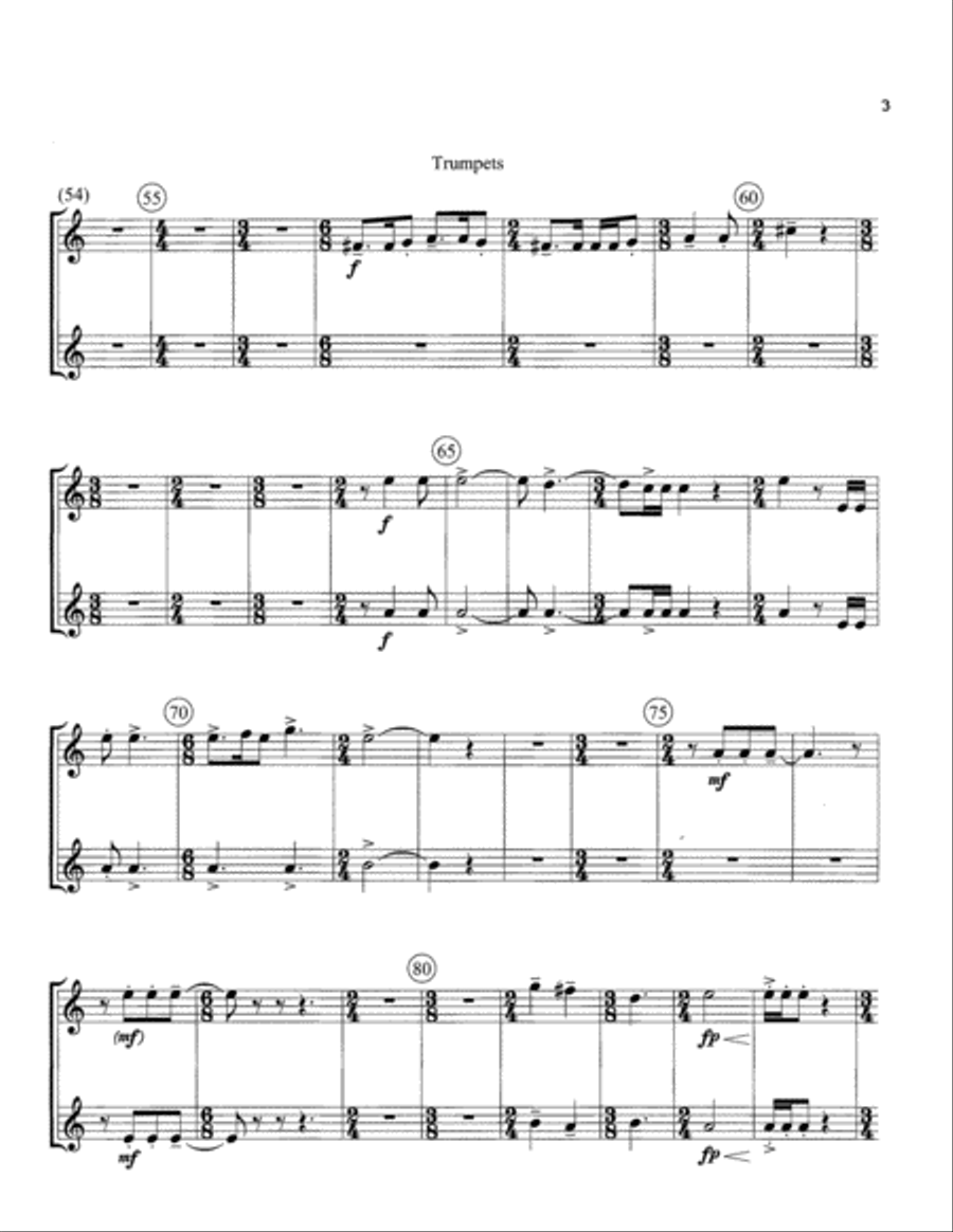Jubilate Deo (O Be Joyful) Choir scores gallery preview page 3