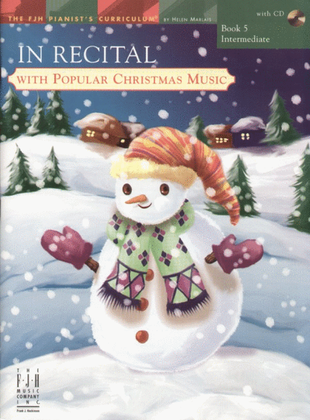Book cover for In Recital with Popular Christmas Music, Book 5