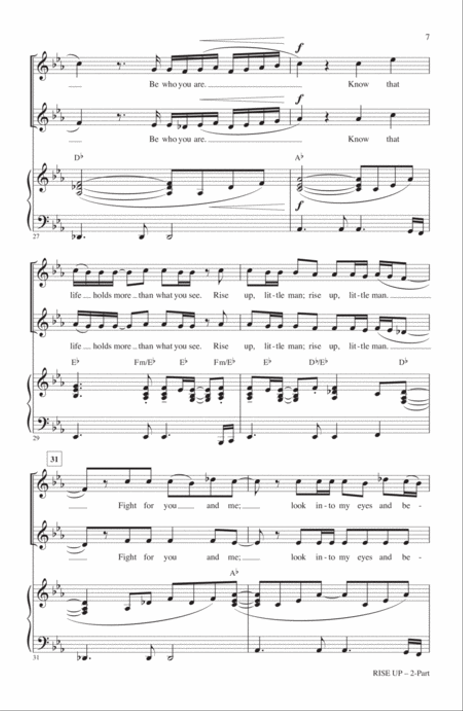 Rise Up (from Epic) 2-Part scores gallery preview page 6