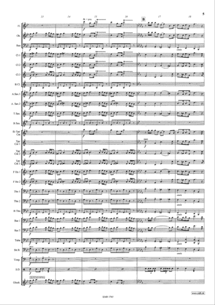 March Of The Three Kings March Of The Three Kings Concert Band scores gallery preview page 6