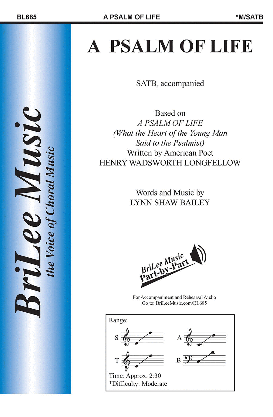 A Psalm of Life A Psalm of Life 4-Part scores gallery preview page 1