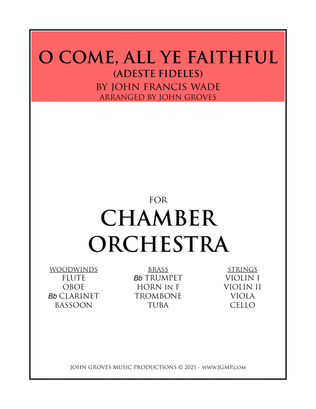 Book cover for O Come, All Ye Faithful - Chamber Orchestra