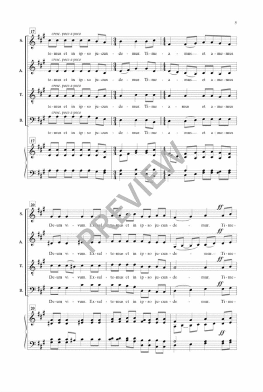 Ubi Caritas (SATB) image number null