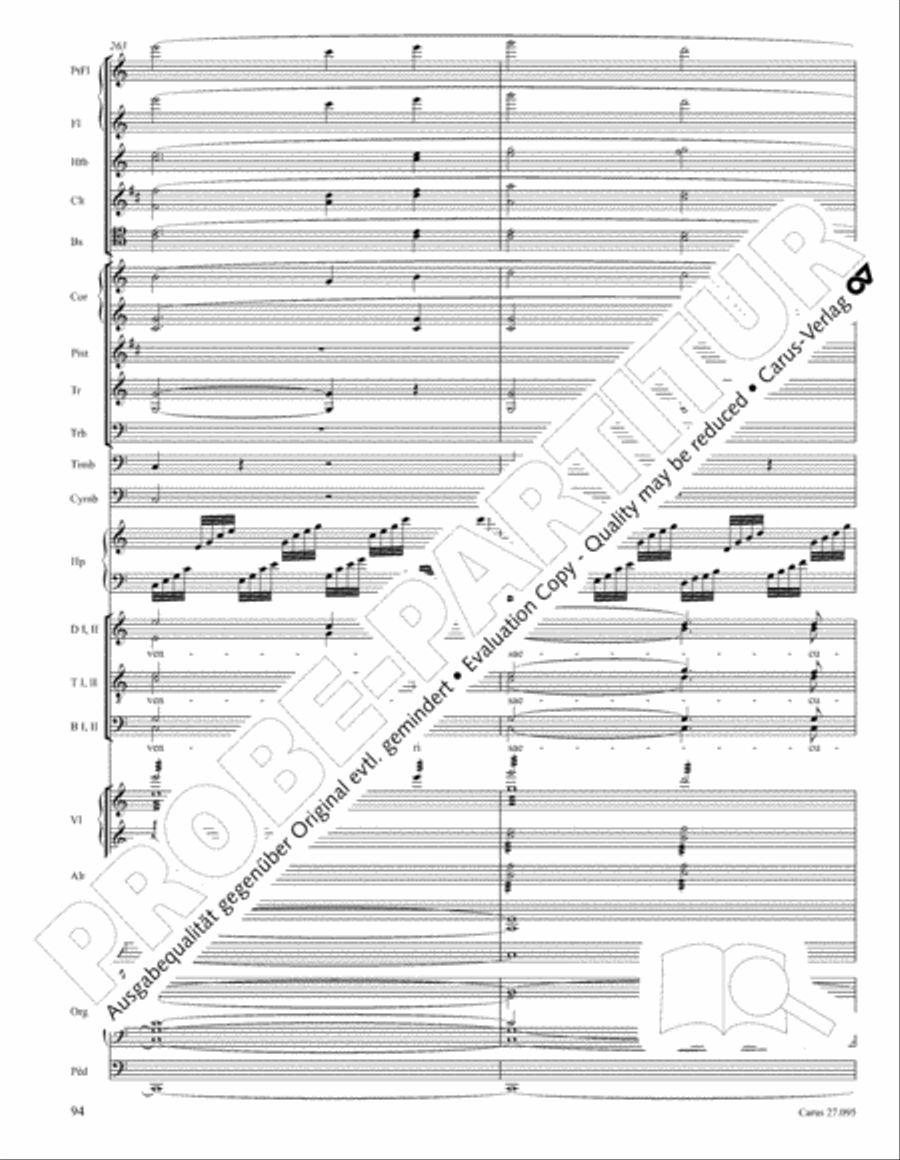 Messe solennelle de sainte Cecile STB scores gallery preview page 107