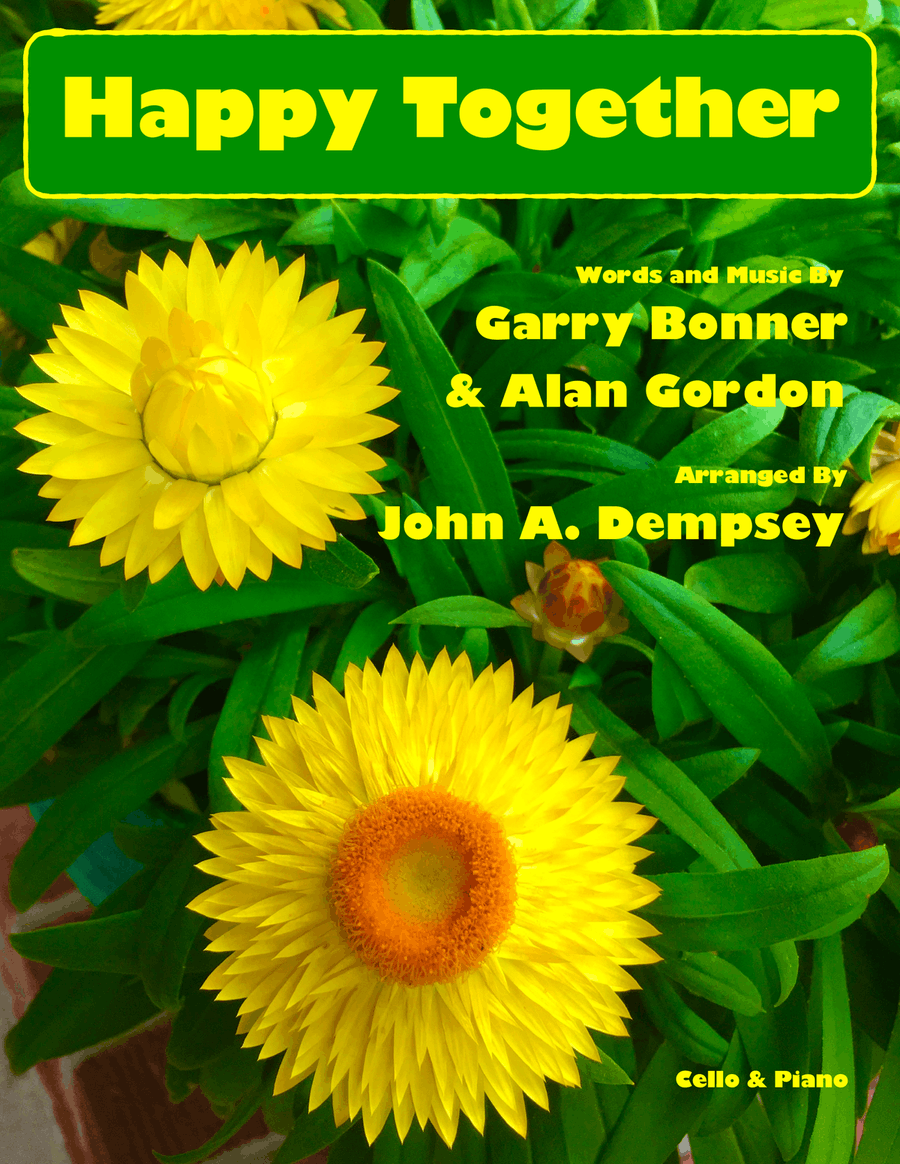 Happy Together Piano scores gallery preview page 1