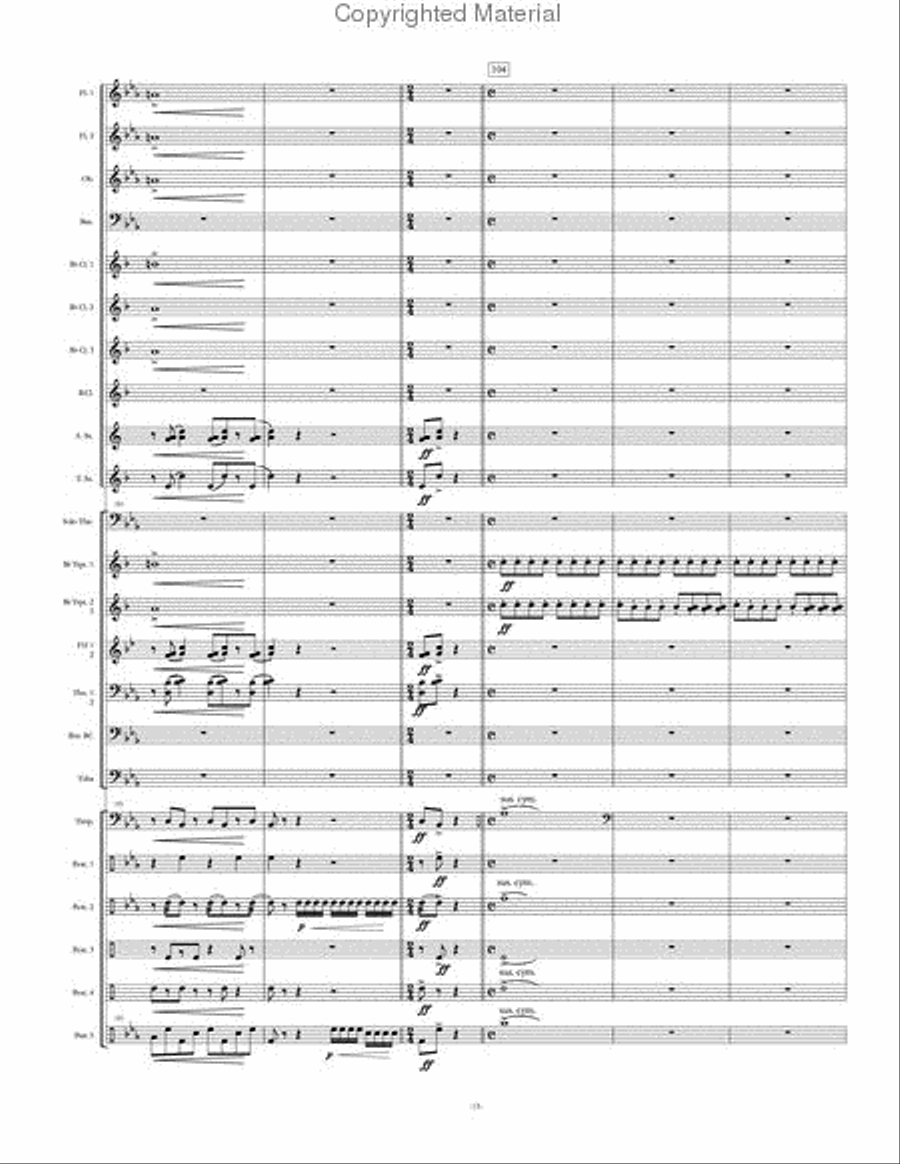 Seminar Concert Band scores gallery preview page 16