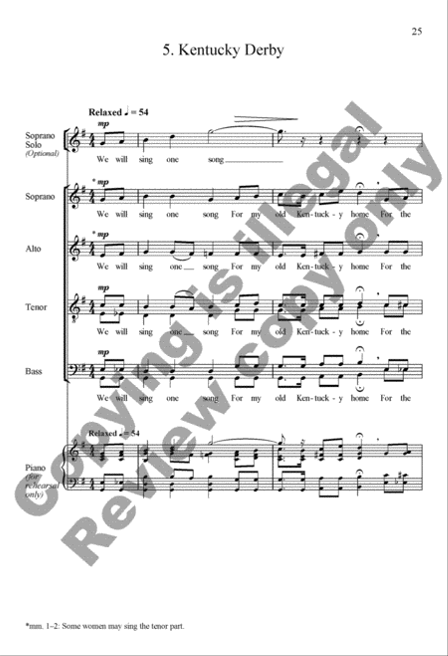 Due South (Complete Collection) 4-Part scores gallery preview page 25
