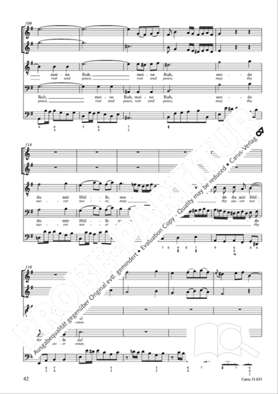 Lord Jesus Christ, in thee alone (Allein zu dir, Herr Jesu Christ) ATB scores gallery preview page 43