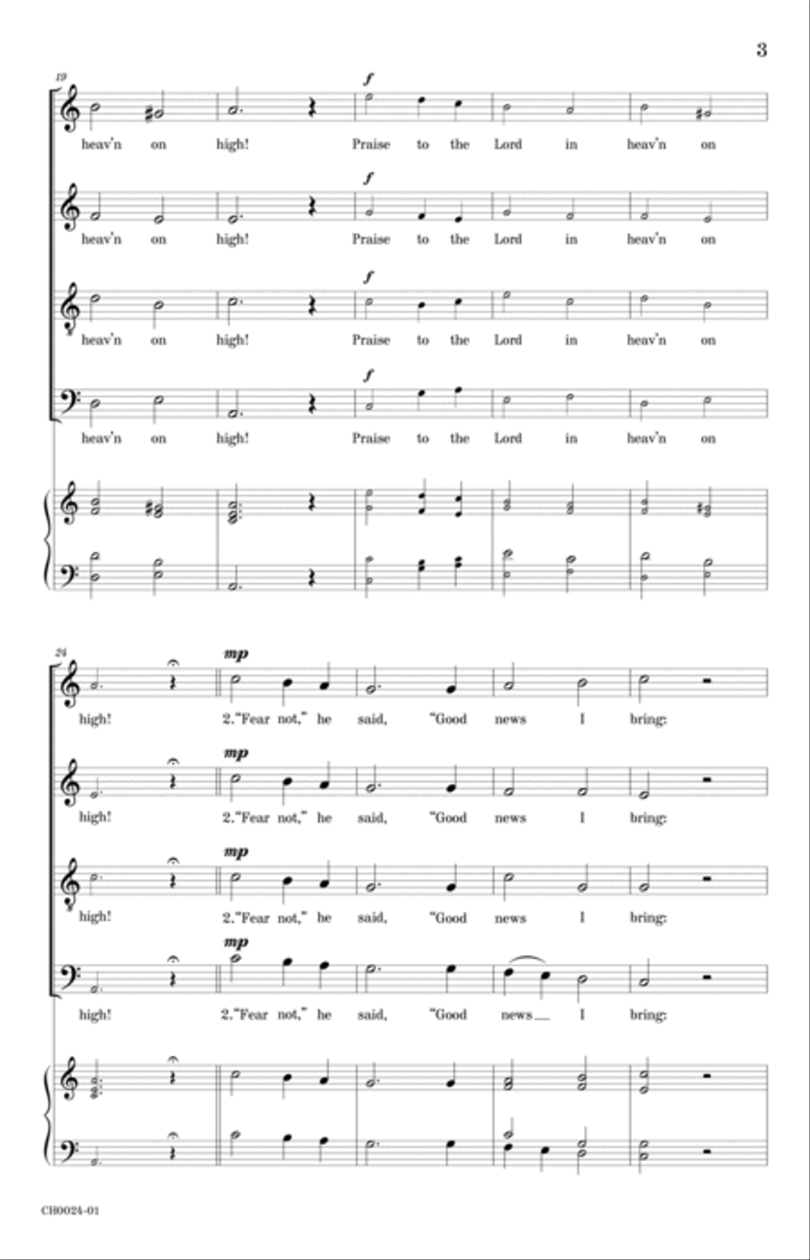 While by my Sheep 4-Part scores gallery preview page 5