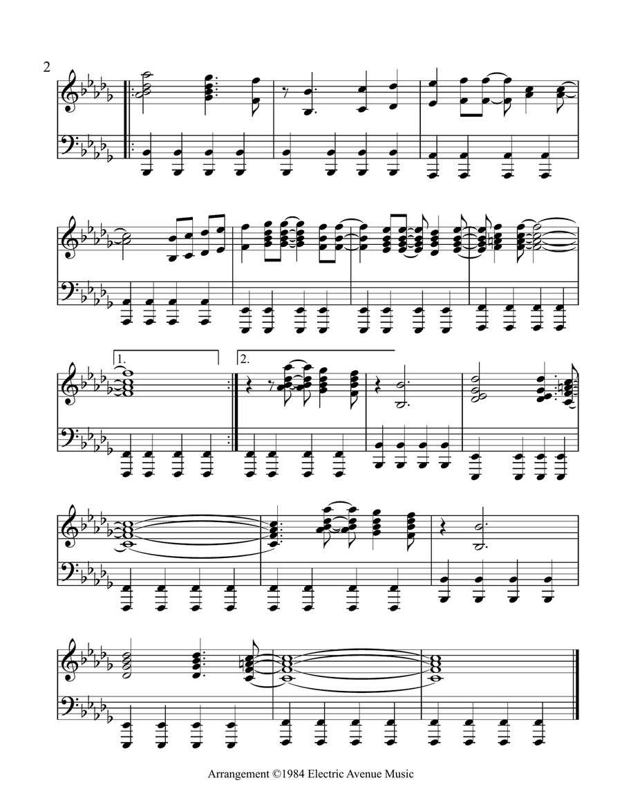 I'm Still Standing Piano Solo scores gallery preview page 2