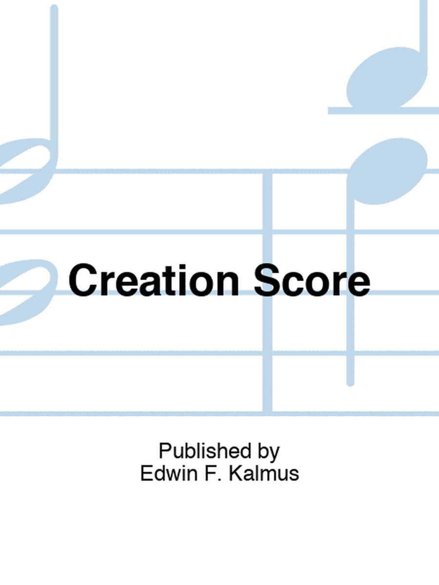 Creation Score