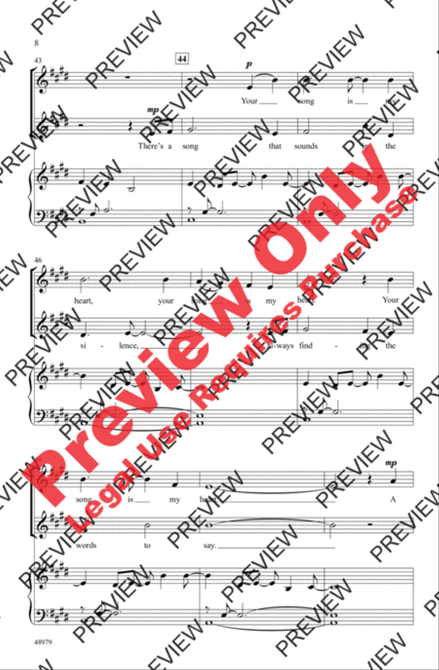Your Song 2-Part scores gallery preview page 8