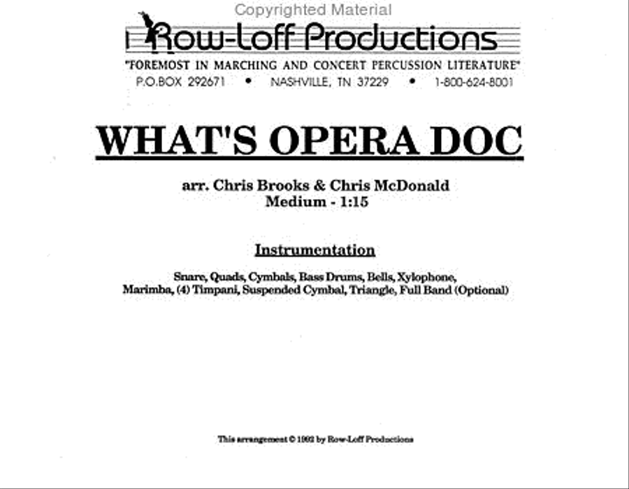 What's Opera Doc Percussion Ensemble scores gallery preview page 2