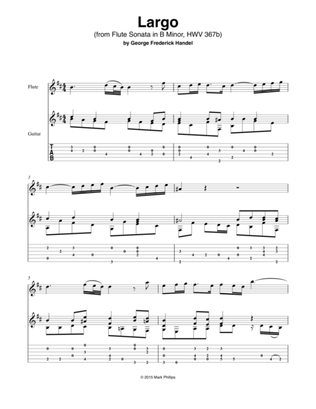 “Largo” from Flute Sonata in B Minor, HWV 367b