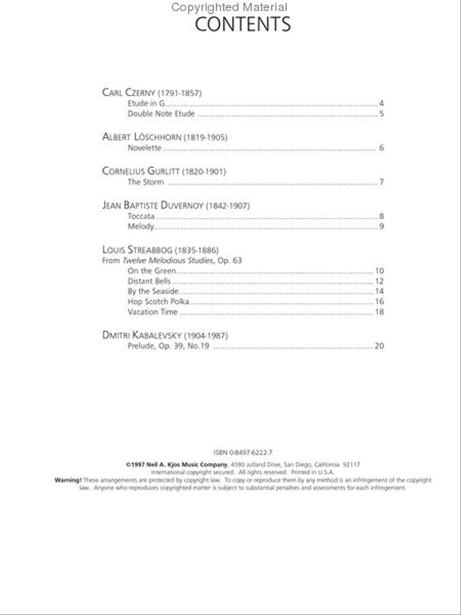 Piano Etudes Level 3 Piano Method scores gallery preview page 2
