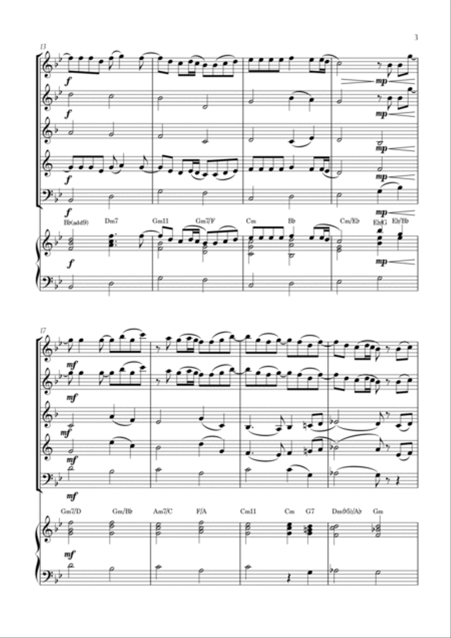 How Deep Is Your Love Bassoon scores gallery preview page 3