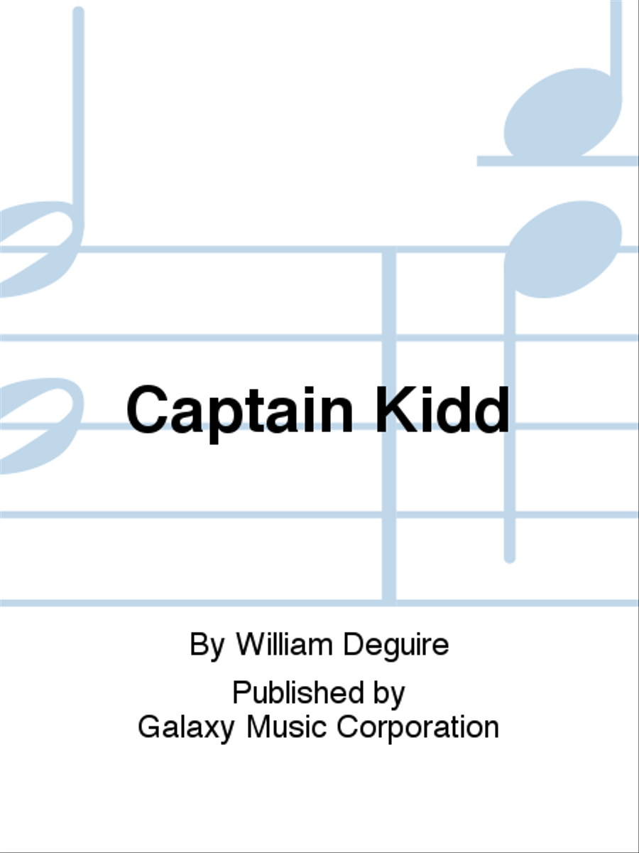 Captain Kidd 4-Part scores gallery preview page 1