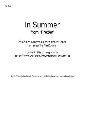 Book cover for In Summer