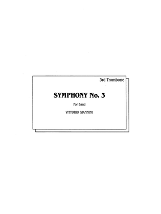 Symphony No. 3 for Band: 3rd Trombone