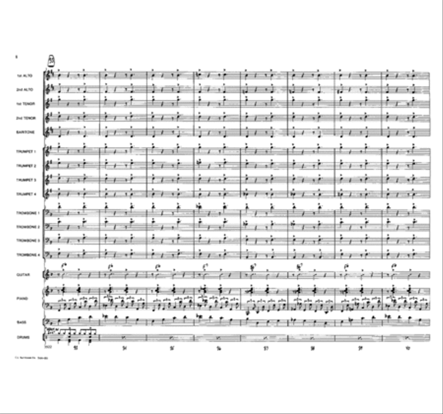 Beale Street Boogie Beale Street Boogie Jazz Ensemble scores gallery preview page 6