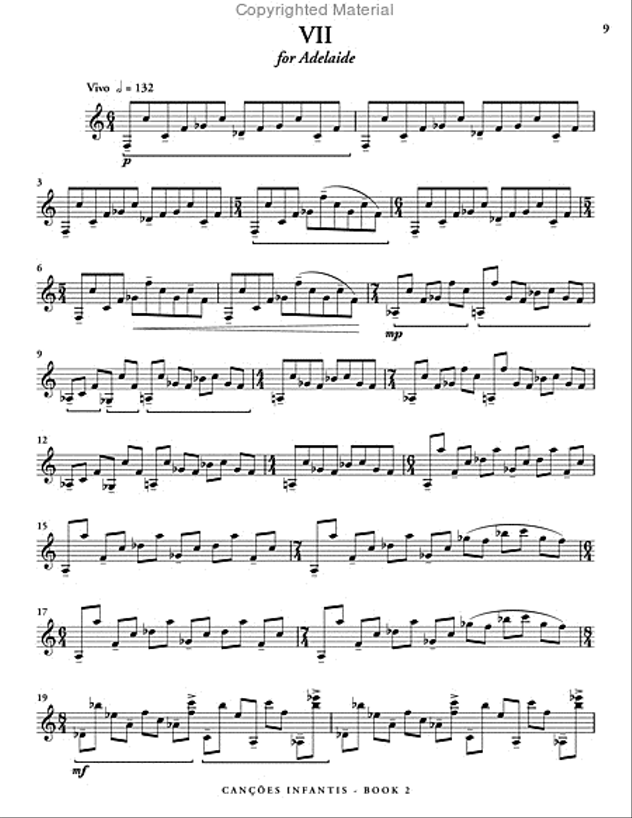 Cancoes Infantis Cancoes Infantis Percussion Ensemble scores gallery preview page 4