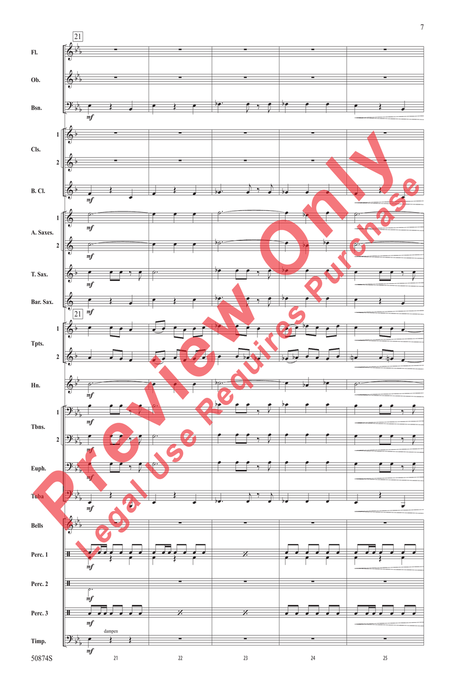 Fiesta! Fiesta! Concert Band scores gallery preview page 7