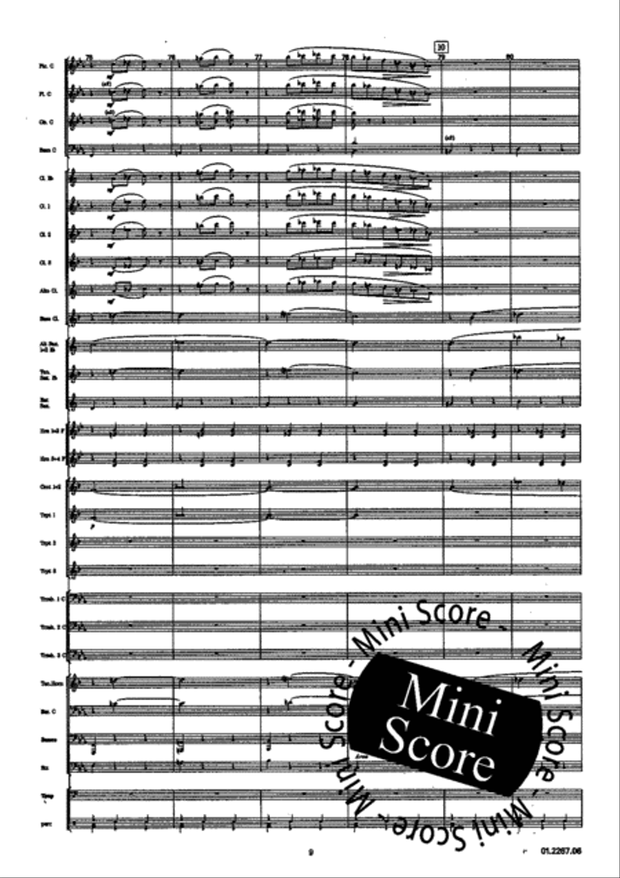 La Derniere Valse Concert Band scores gallery preview page 13