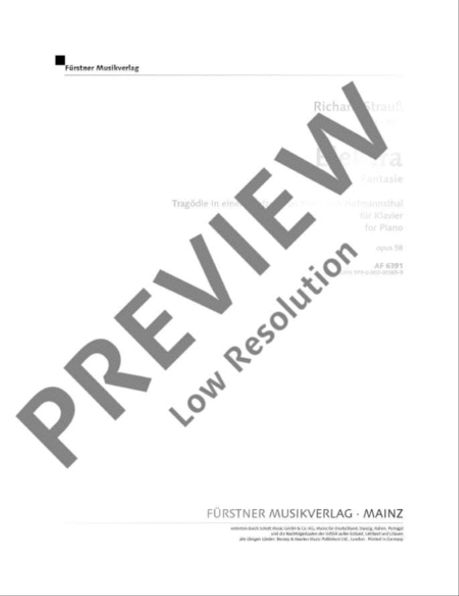 Elektra Piano Solo scores gallery preview page 2