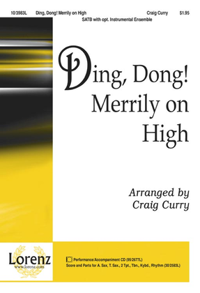 Book cover for Ding, Dong! Merrily on High