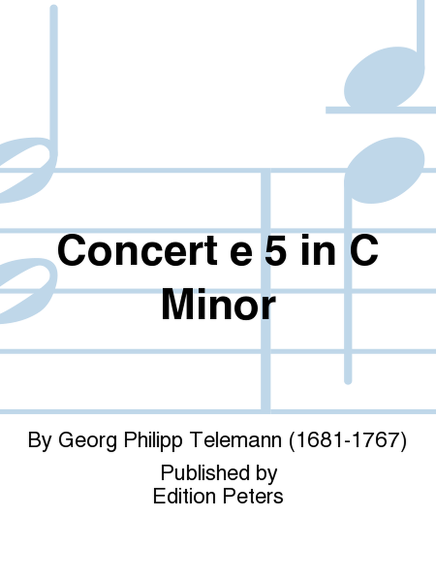 Concert a 5 in C Minor