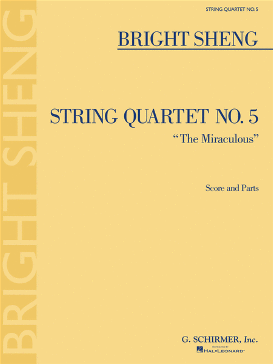 String Quartet No. 5 The Miraculous String Quartet scores gallery preview page 1