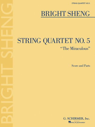 Book cover for String Quartet No. 5 The Miraculous