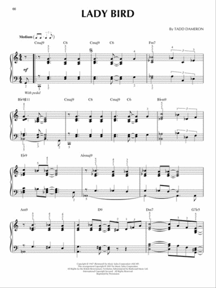 Bebop Jazz Bebop Jazz Piano Solo scores gallery preview page 5