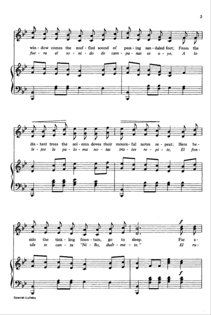 Spanish Lullaby SA scores gallery preview page 11