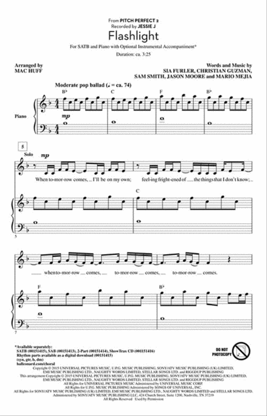 Flashlight 4-Part scores gallery preview page 2
