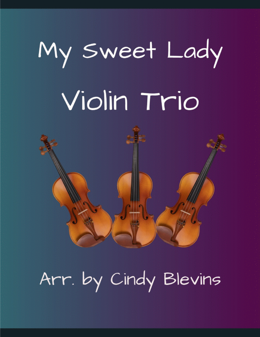 My Sweet Lady String Trio scores gallery preview page 1