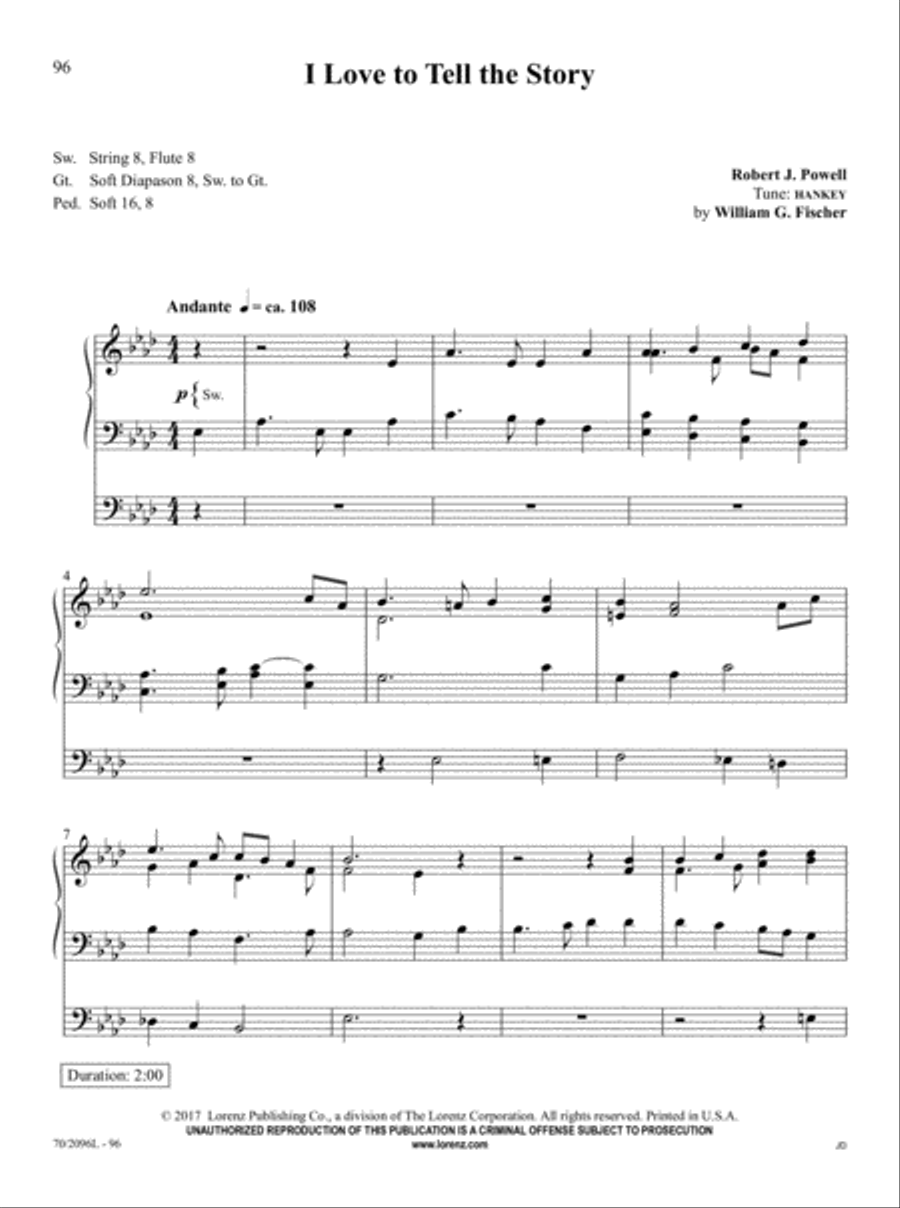 The Organist's Library, Vol. 63 Organ Solo scores gallery preview page 29