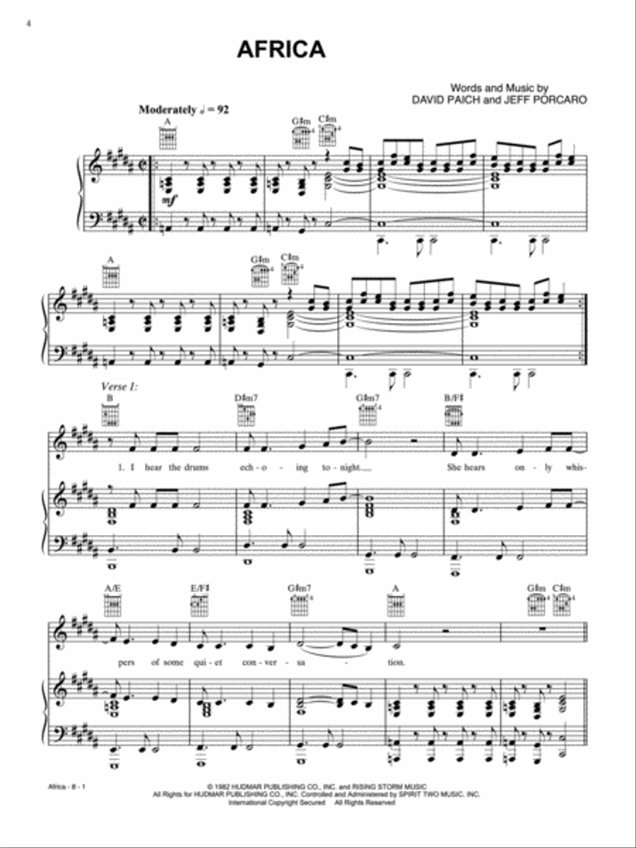 Greatest Hits -- The 1980s for Piano Piano, Vocal, Guitar scores gallery preview page 5