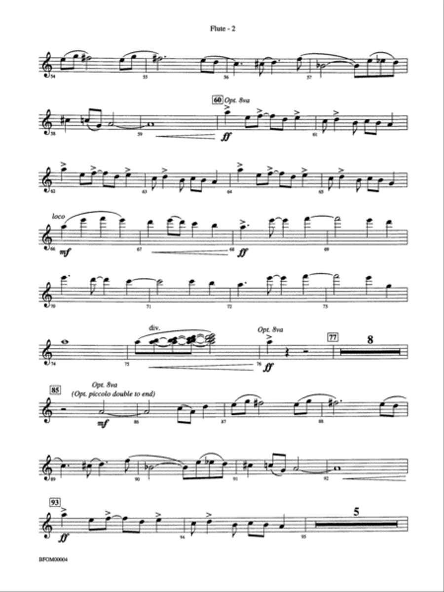 Rites of Tamburo: Flute Full Orchestra scores gallery preview page 2