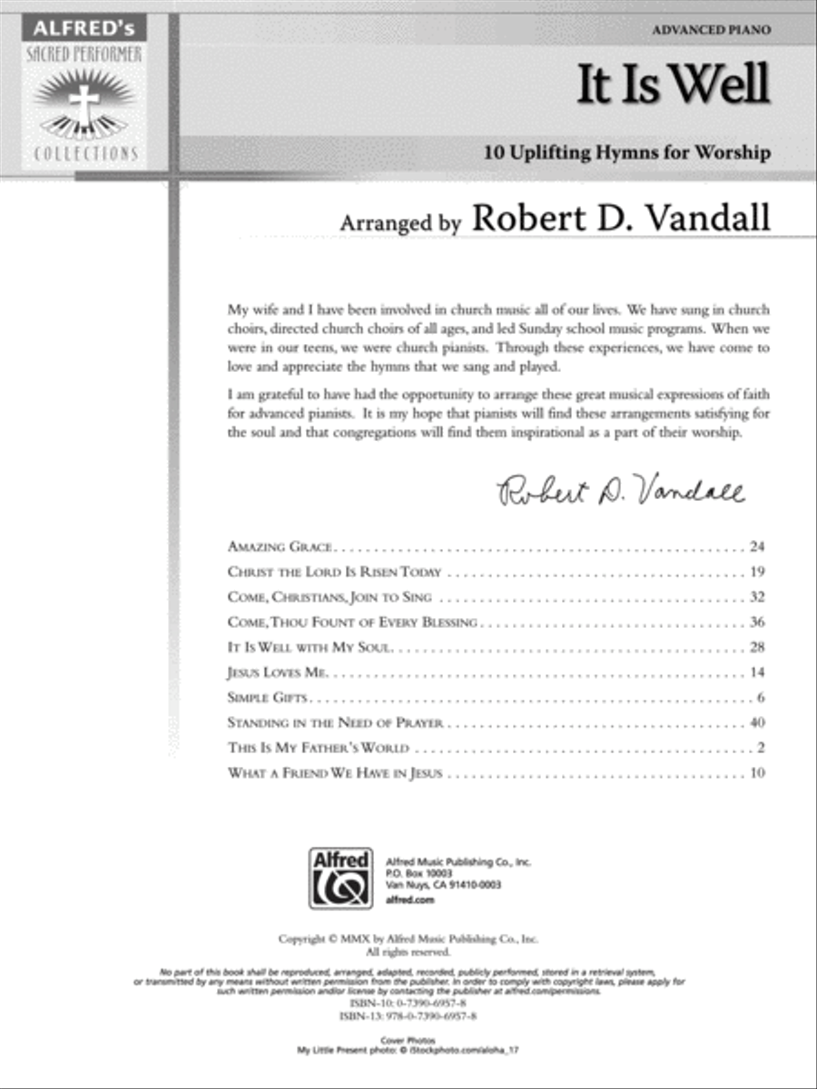 It Is Well It Is Well Piano Solo scores gallery preview page 2