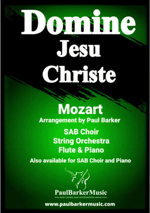 Domine Jesu Christe (SAB Choir & Orchestra)