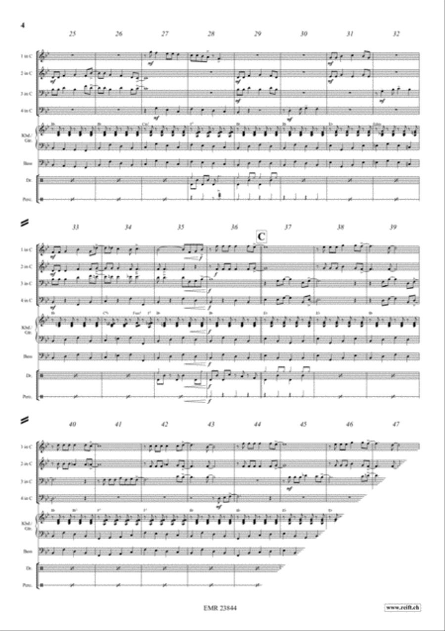 Let's Do The Jive Brass Ensemble scores gallery preview page 4