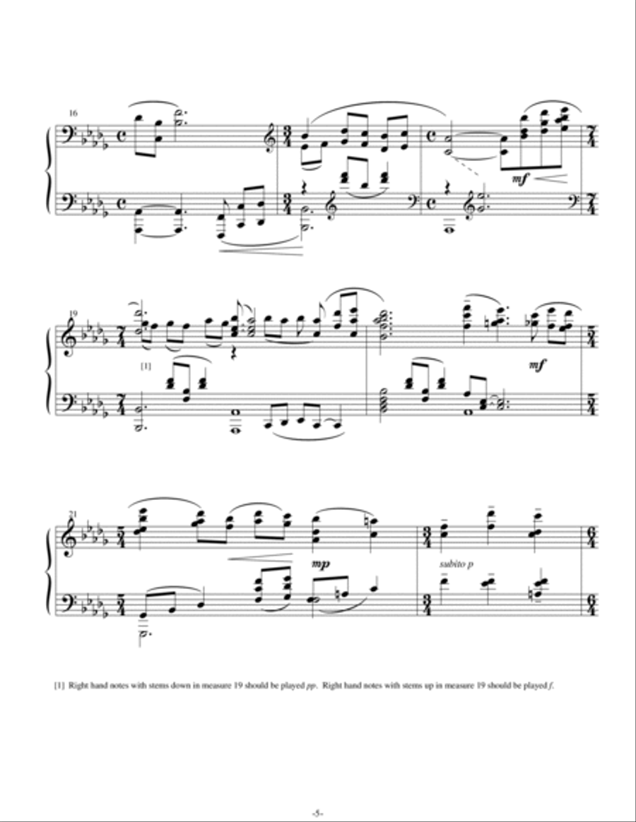 Aki - Vocalise for Soprano and Piano - Opus 4 High Voice scores gallery preview page 5