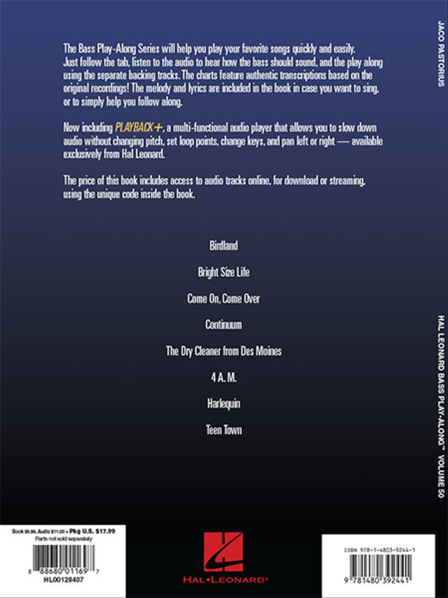 Jaco Pastorius Electric Guitar scores gallery preview page 6