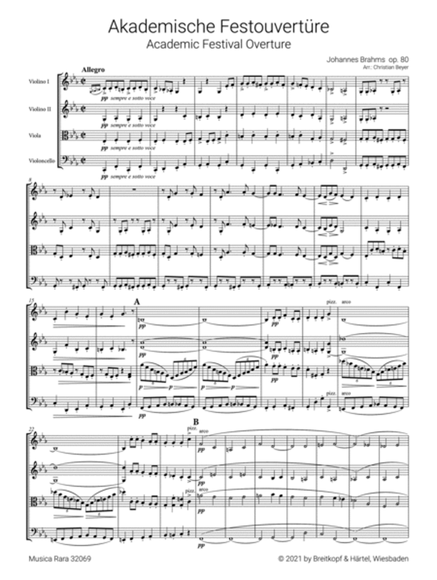 Academic Festival Overture in C minor Op. 80