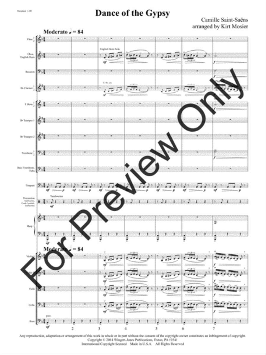 Dance of the Gypsy Dance of the Gypsy String Orchestra scores gallery preview page 4