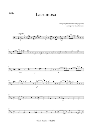 Lacrimosa - Cello no chords (Mozart)