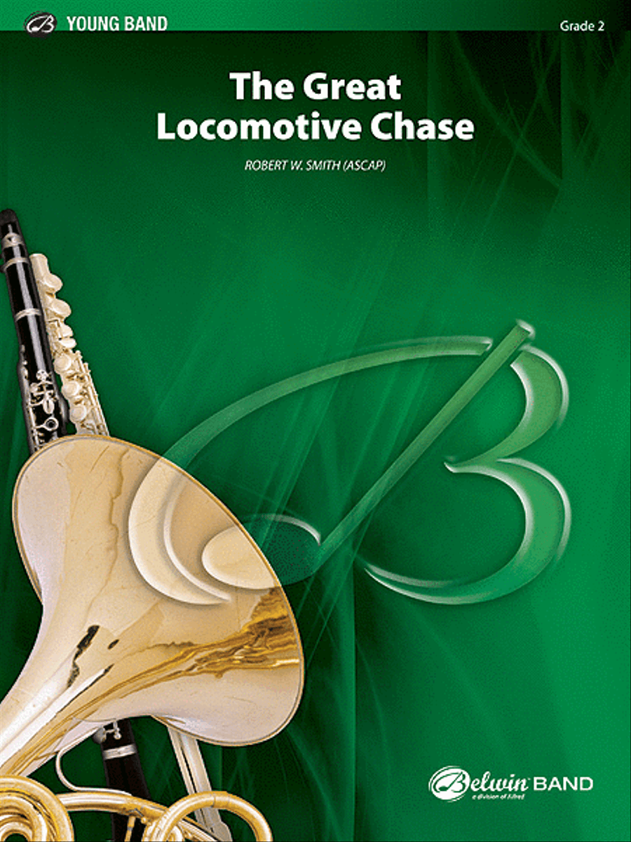 The Great Locomotive Chase Concert Band scores gallery preview page 1
