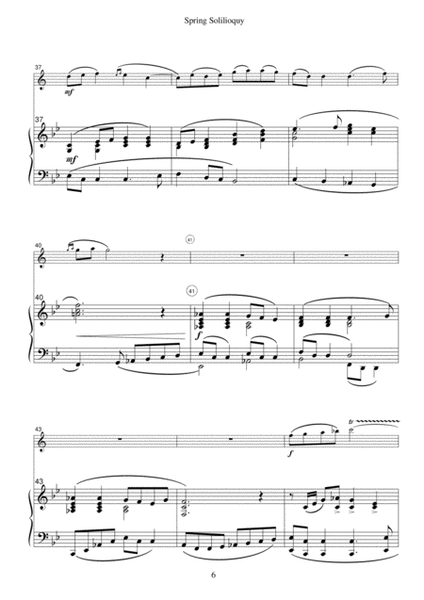 Spring Soliloquy - Clarinet Clarinet Solo - Digital Sheet Music