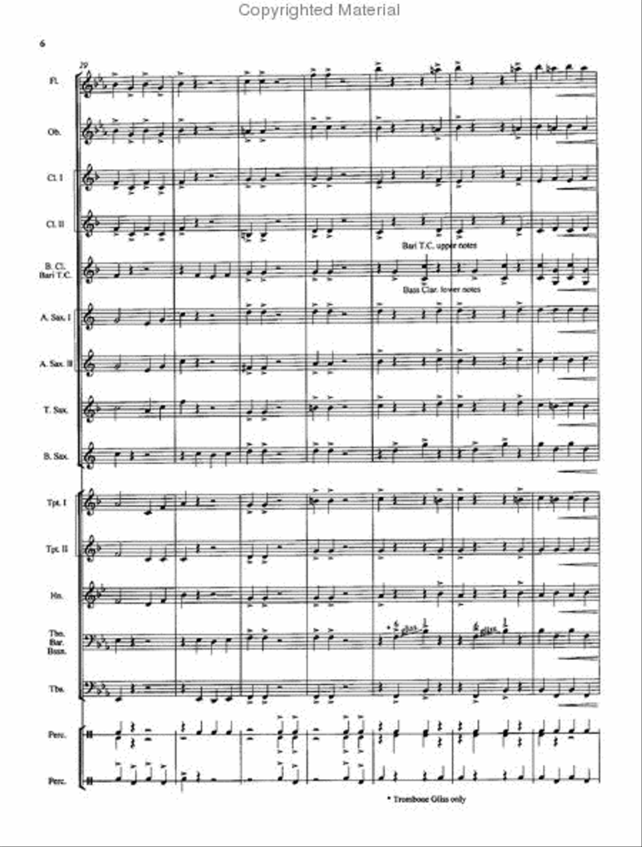 Spring Fever Concert Band scores gallery preview page 6